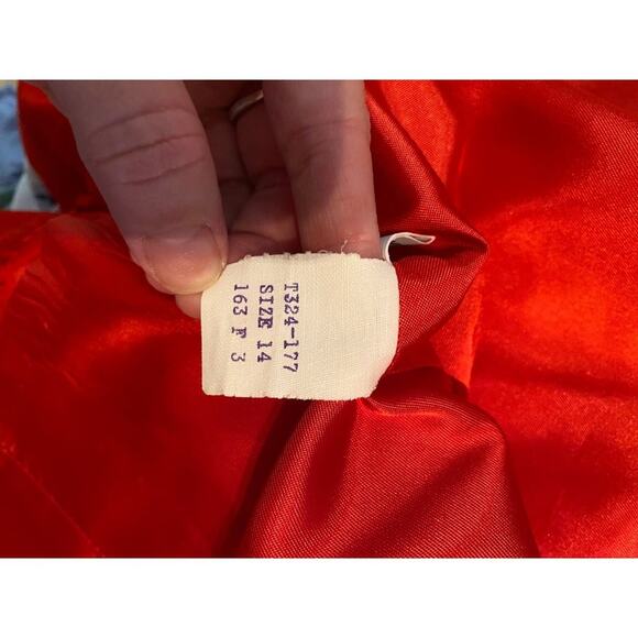 vintage pendleton blazer red size medium small womens retro virgin wool coat - Picture 4 of 4